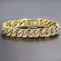 Miami Gold Curb Cuban Bracelet