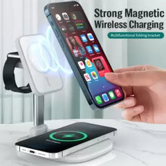 3-in-1 Magnetic Folding Wireless Charger