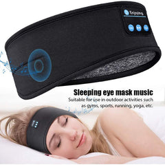 SleepSoundly™ Headband - Bluetooth Wireless Elastic Comfort for Restful Nights