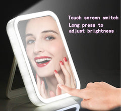 LED Smart Makeup Mirror - Adjustable Light Touchscreen Vanity Mirror